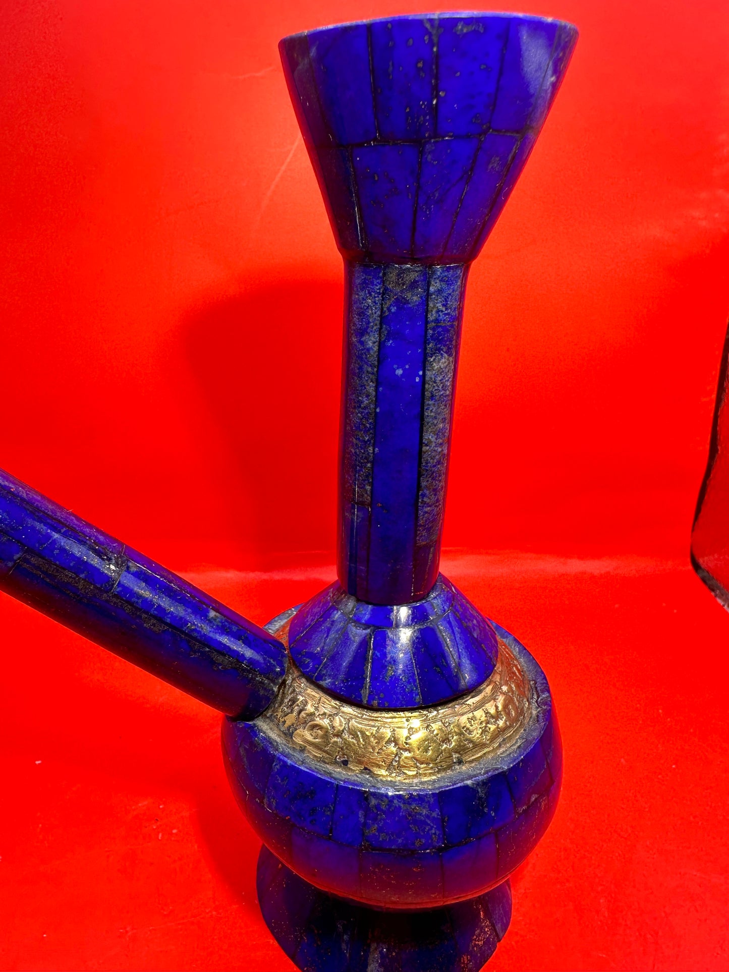 Afghan Lapis Lazuli Hand Crafted Hookah
