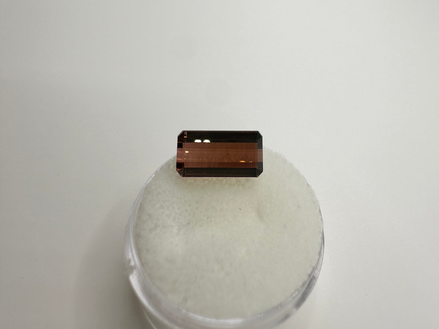 Brown Afghanistan Tourmaline Emerald Cut Faceted 5.1 ct