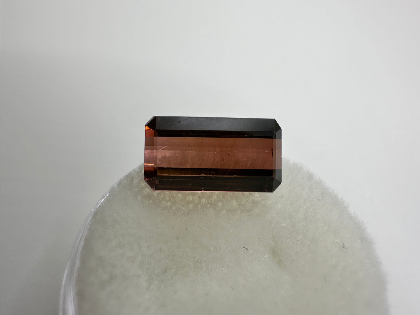 Brown Afghanistan Tourmaline Emerald Cut Faceted 5.1 ct