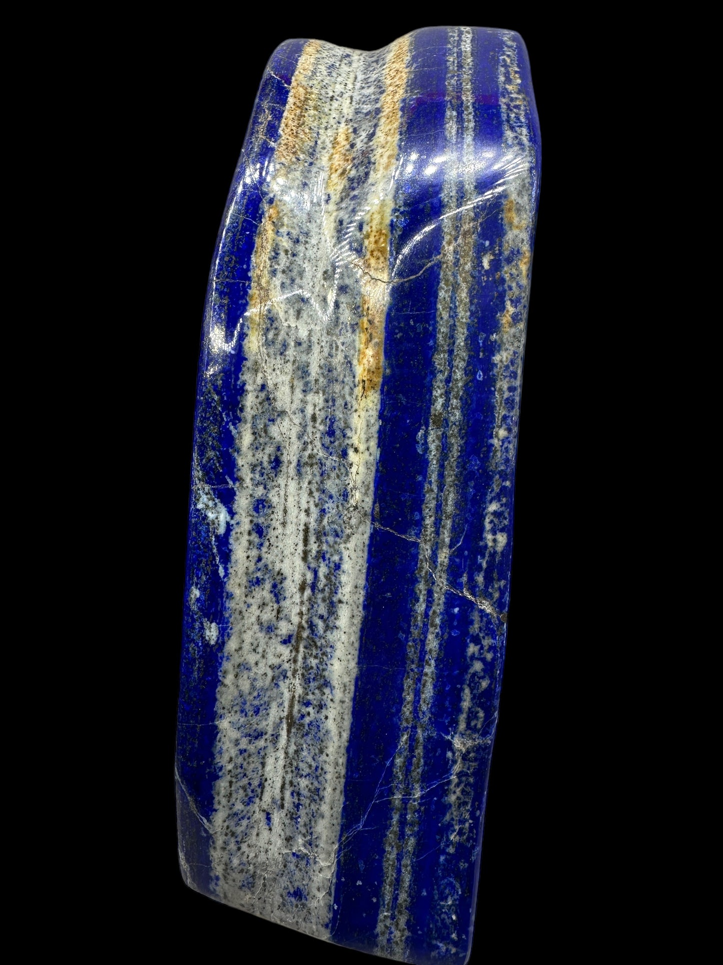 Premium Afghan Lapis Lazuli Polished Display Stone – 4.75 lb High-Quality Gem