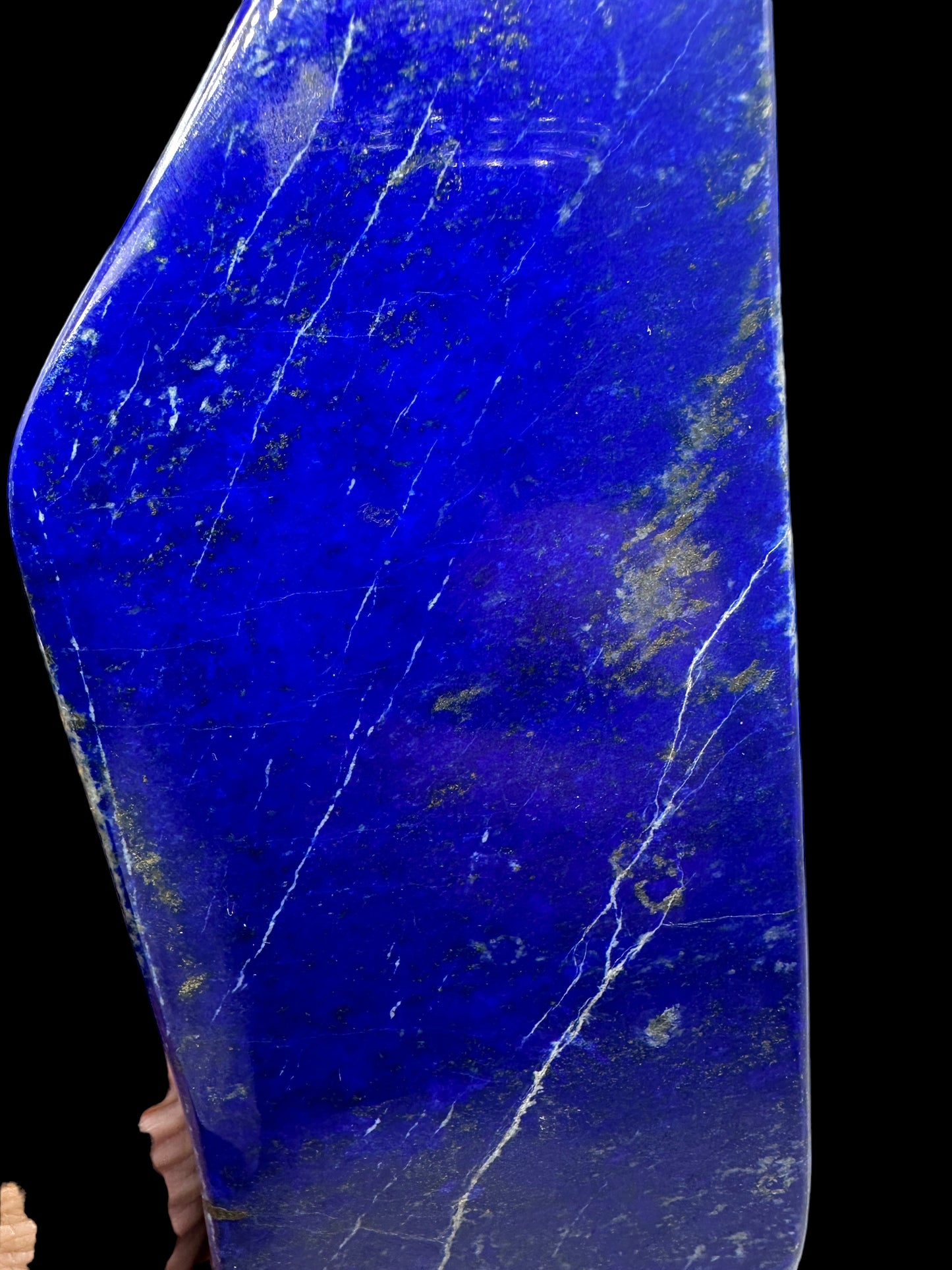 Premium Afghan Lapis Lazuli Polished Display Stone – 4.75 lb High-Quality Gem